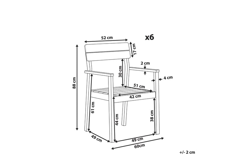 Cellino Lenestol - Lysebrun - Hagemøbler & utemiljø - Balkong & terrasse - Balkongmøbler - Balkongstoler