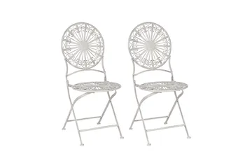 Dursley Spisestol Utendørs - Hvit - Hagemøbler & utemiljø - Balkong & terrasse - Balkongmøbler - Balkongstoler