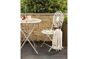 Dursley Spisestol Utendørs - Hvit - Hagemøbler & utemiljø - Balkong & terrasse - Balkongmøbler - Balkongstoler