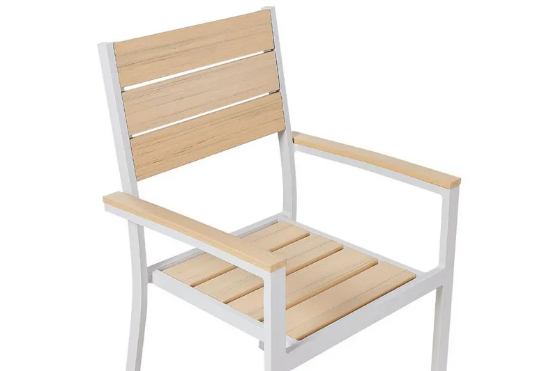 Edmundston Lenestol - Beige/Hvit - Hagemøbler & utemiljø - Balkong & terrasse - Balkongmøbler - Balkongstoler