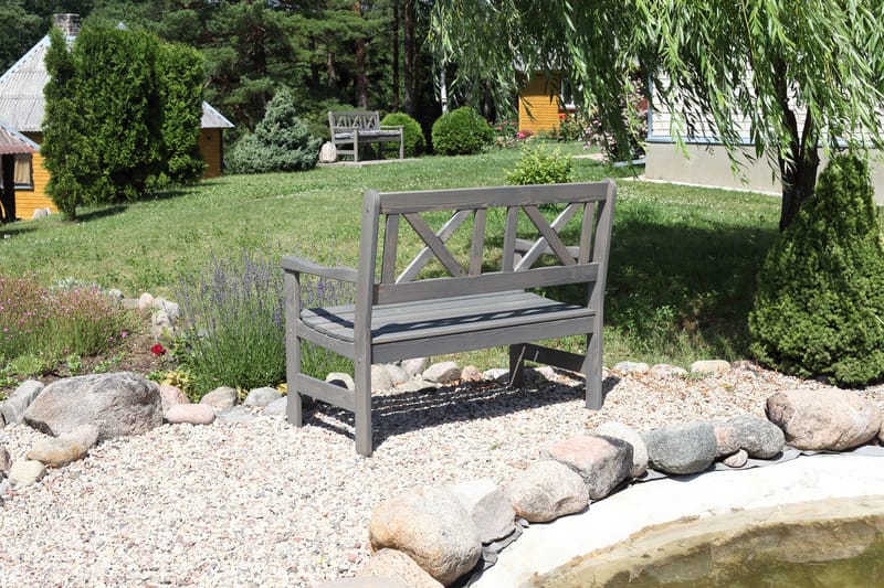 Europe Utesofa 2-seter - Grå - Hagemøbler & utemiljø - Utesofa - Hagebenk & utebenk