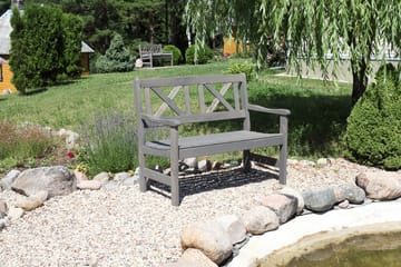 Europe Utesofa 2-seter - Grå - Hagemøbler & utemiljø - Utesofa - Hagebenk & utebenk