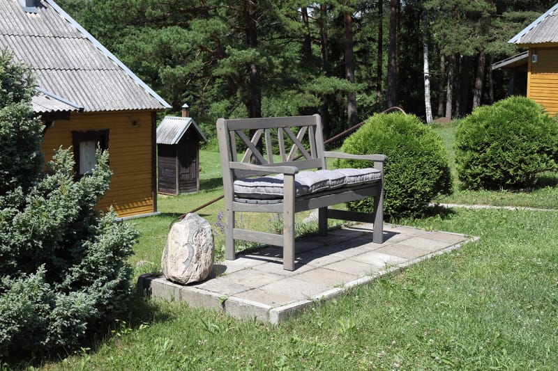 Europe Utesofa 2-seter - Grå - Hagemøbler & utemiljø - Utesofa - Hagebenk & utebenk