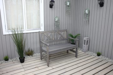 Europe Utesofa 2-seter - Grå - Hagemøbler & utemiljø - Utesofa - Hagebenk & utebenk