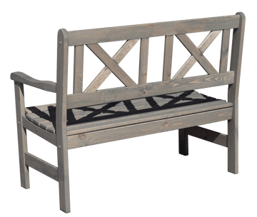 Europe Utesofa 2-seter - Grå - Hagemøbler & utemiljø - Utesofa - Hagebenk & utebenk