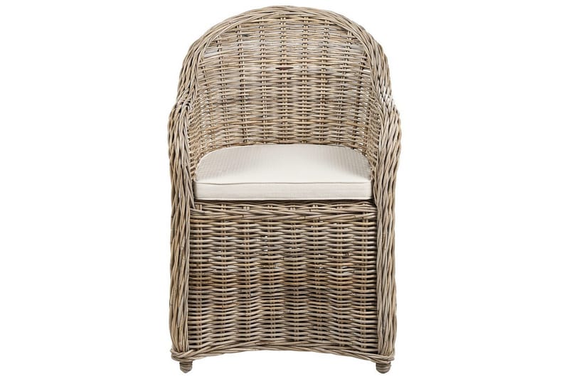 Fåtölj Beliani Susua Ii set om 2 Ljusbeige - Hagemøbler & utemiljø - Balkong & terrasse - Balkongmøbler - Balkongstoler