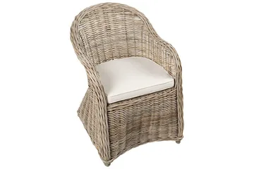 Fåtölj Beliani Susua Ii set om 2 Ljusbeige - Hagemøbler & utemiljø - Balkong & terrasse - Balkongmøbler - Balkongstoler