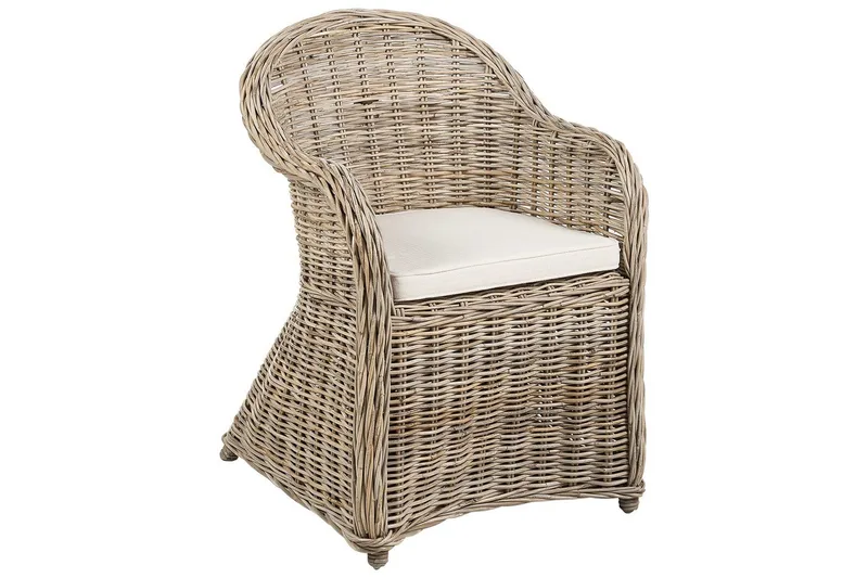 Fåtölj Beliani Susua Ii set om 2 Ljusbeige - Hagemøbler & utemiljø - Balkong & terrasse - Balkongmøbler - Balkongstoler