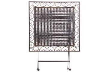 Fällbart bord Beliani Bormio Black||GOLD - Hagemøbler & utemiljø - Balkong & terrasse - Balkongmøbler - Balkongbord