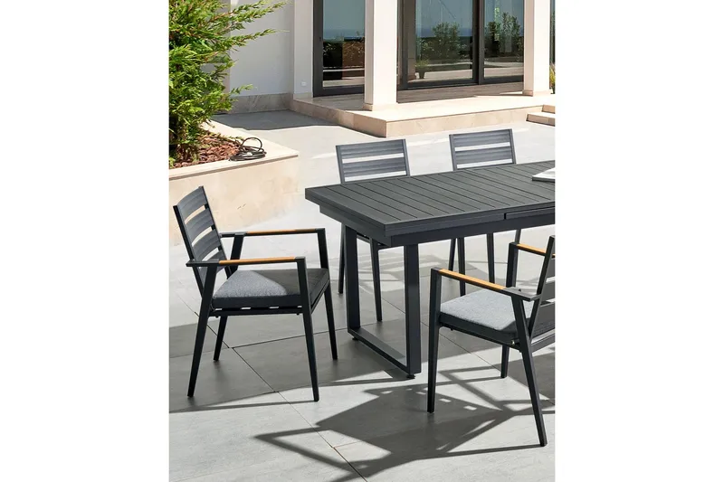 Fortify Lenestol - Svart/Grå - Hagemøbler & utemiljø - Balkong & terrasse - Balkongmøbler - Balkongstoler