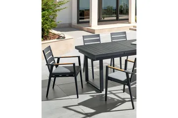 Fortify Lenestol - Svart/Grå - Hagemøbler & utemiljø - Balkong & terrasse - Balkongmøbler - Balkongstoler