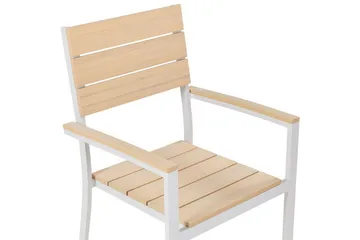 Grosseto Lenestol - Beige/Hvit - Hagemøbler & utemiljø - Balkong & terrasse - Balkongmøbler - Balkongstoler