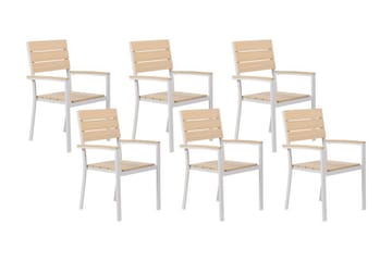 Grosseto Lenestol - Beige/Hvit - Hagemøbler & utemiljø - Balkong & terrasse - Balkongmøbler - Balkongstoler