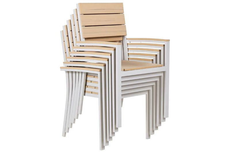 Grosseto Lenestol - Beige/Hvit - Hagemøbler & utemiljø - Balkong & terrasse - Balkongmøbler - Balkongstoler