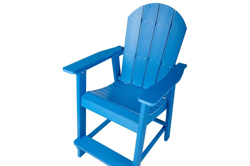 Hagestol Adirondack - Blå, 58x71x124 cm - Hagemøbler & utemiljø - Balkong & terrasse - Balkongmøbler - Balkongstoler