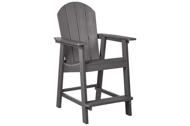 Hagestol Adirondack, Grå, 58x71x124 cm