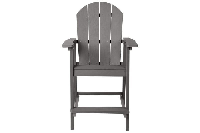 Hagestol Adirondack - Grå, 58x71x124 cm - Hagemøbler & utemiljø - Balkong & terrasse - Balkongmøbler - Balkongstoler