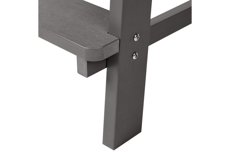 Hagestol Adirondack - Grå, 58x71x124 cm - Hagemøbler & utemiljø - Balkong & terrasse - Balkongmøbler - Balkongstoler