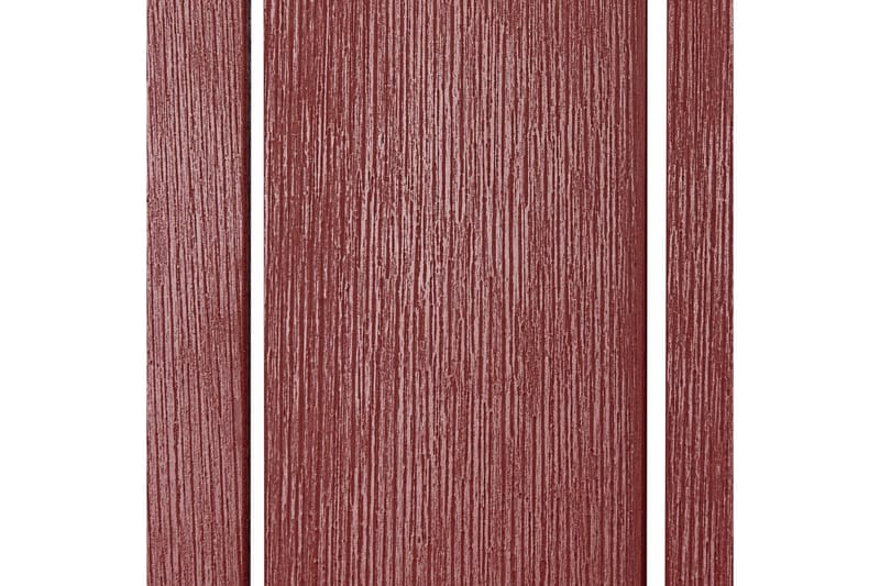 Hagestol Adirondack - Rød, 58x71x124 cm - Hagemøbler & utemiljø - Balkong & terrasse - Balkongmøbler - Balkongstoler