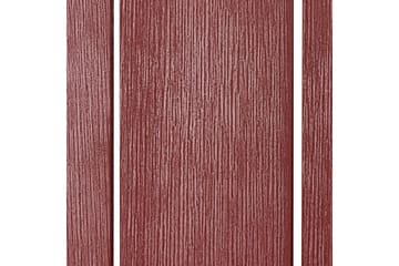 Hagestol Adirondack - Rød, 58x71x124 cm - Hagemøbler & utemiljø - Balkong & terrasse - Balkongmøbler - Balkongstoler