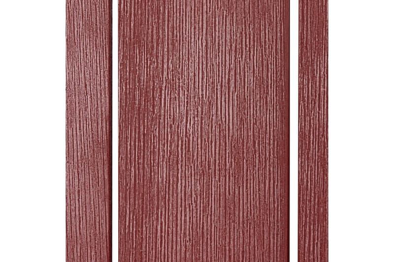 Hagestol Adirondack - Rød, 58x71x124 cm - Hagemøbler & utemiljø - Balkong & terrasse - Balkongmøbler - Balkongstoler