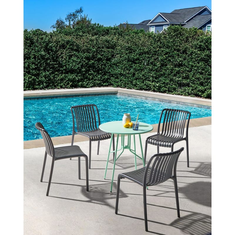 Hagestol Ariccia 4-pakning - Svart - Hagemøbler & utemiljø - Balkong & terrasse - Balkongmøbler - Balkongstoler