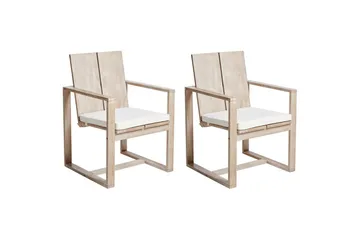 Hagestol Azzanello sett av 2 - Hagemøbler & utemiljø - Balkong & terrasse - Balkongmøbler - Balkongstoler