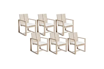 Hagestol Azzanello sett av 6 - Hagemøbler & utemiljø - Balkong & terrasse - Balkongmøbler - Balkongstoler