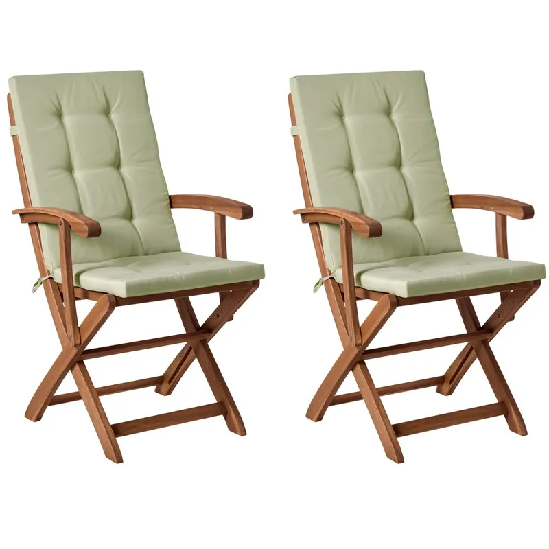 Hagestol Maui Premium 2-pakning, Lyst tre, grønn