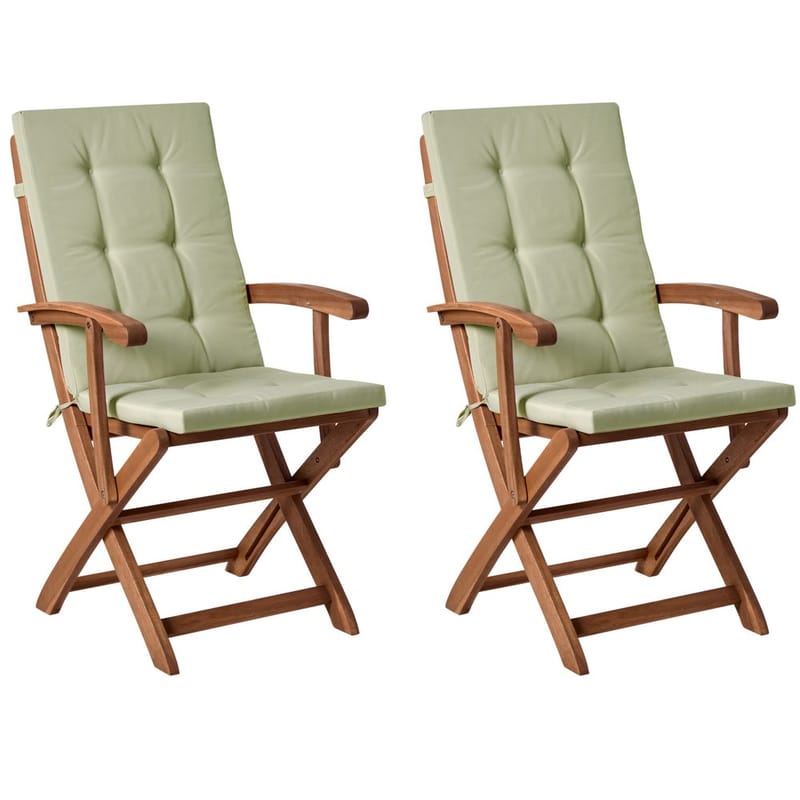 Hagestol Maui Premium 2-pakning, Lyst tre, grønn