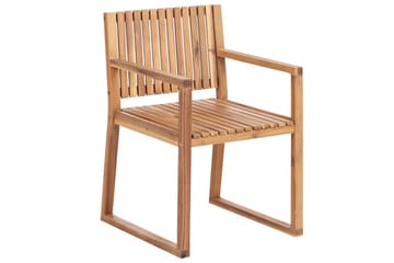 Hagestol Sassari II - Lyst tre, grønn - Hagemøbler & utemiljø - Balkong & terrasse - Balkongmøbler - Balkongstoler