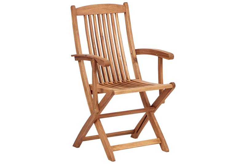 Hagestol sett med 2 Maui II - Lyst tre, grå - Hagemøbler & utemiljø - Balkong & terrasse - Balkongmøbler - Balkongstoler