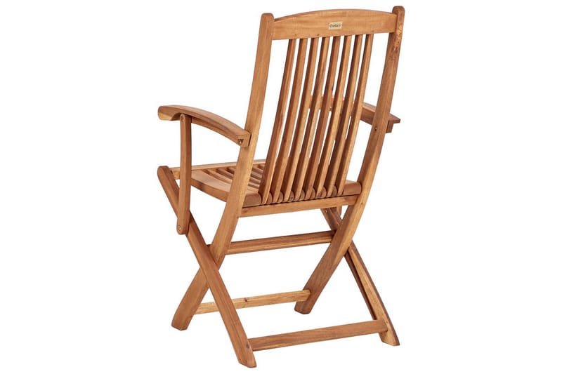 Hagestol sett med 2 Maui II - Lyst tre, grå - Hagemøbler & utemiljø - Balkong & terrasse - Balkongmøbler - Balkongstoler