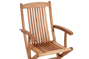 Hagestol sett med 2 Maui II - Lyst tre, grå - Hagemøbler & utemiljø - Balkong & terrasse - Balkongmøbler - Balkongstoler