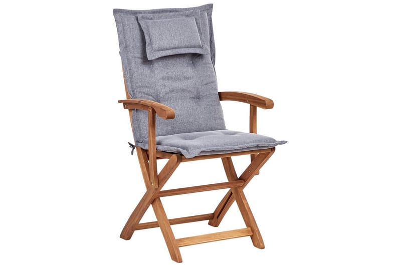 Hagestol sett med 2 Maui II - Lyst tre, grå - Hagemøbler & utemiljø - Balkong & terrasse - Balkongmøbler - Balkongstoler
