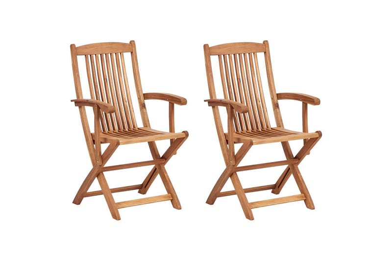 Hagestol sett med 2 Maui II - Lyst tre - Hagemøbler & utemiljø - Balkong & terrasse - Balkongmøbler - Balkongstoler