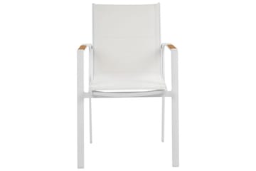 Hagestol sett med 4 Busseto - Hvit - Hagemøbler & utemiljø - Balkong & terrasse - Balkongmøbler - Balkongstoler