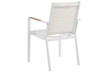 Hagestol sett med 4 Busseto - Hvit - Hagemøbler & utemiljø - Balkong & terrasse - Balkongmøbler - Balkongstoler