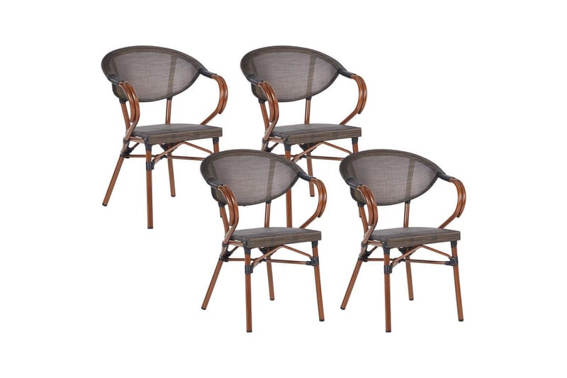 Hagestol sett med 4 Caspri II