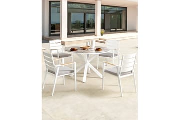 Hagestol sett med 4 Taviano - Hagemøbler & utemiljø - Balkong & terrasse - Balkongmøbler - Balkongstoler