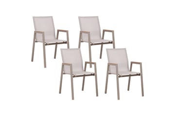 Hagestol sett med 4 Tiano - Hagemøbler & utemiljø - Balkong & terrasse - Balkongmøbler - Balkongstoler