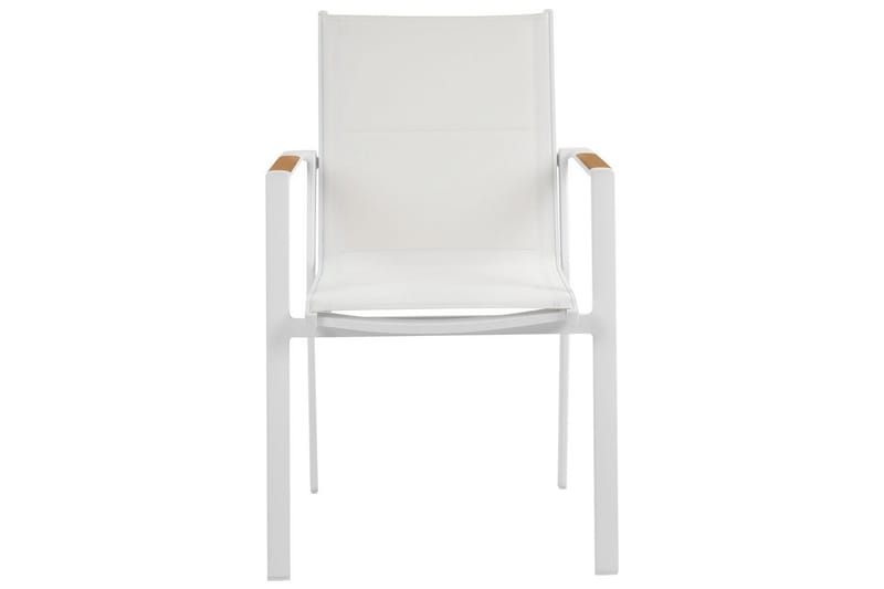 Hagestol sett med 6 Busseto - Hvit - Hagemøbler & utemiljø - Balkong & terrasse - Balkongmøbler - Balkongstoler