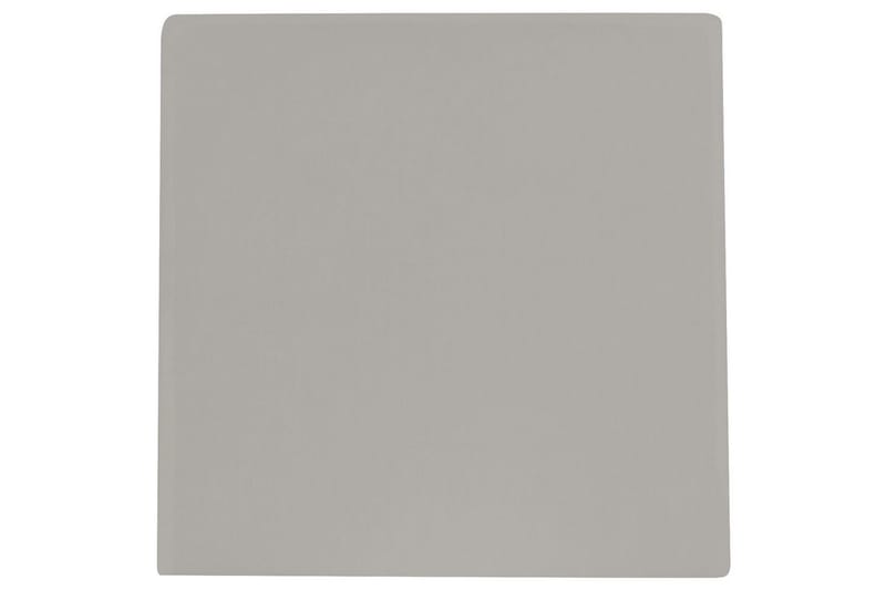 Hagestol sett med 6 Taviano - Hvit, grå, lyst tre - Hagemøbler & utemiljø - Balkong & terrasse - Balkongmøbler - Balkongstoler