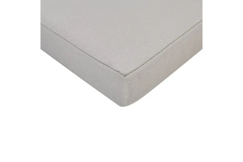 Hagestol sett med 6 Taviano - Hvit, grå, lyst tre - Hagemøbler & utemiljø - Balkong & terrasse - Balkongmøbler - Balkongstoler