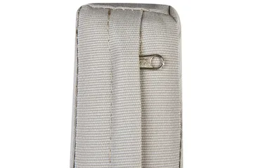 Hagestol sett med 6 Taviano - Hvit, grå, lyst tre - Hagemøbler & utemiljø - Balkong & terrasse - Balkongmøbler - Balkongstoler