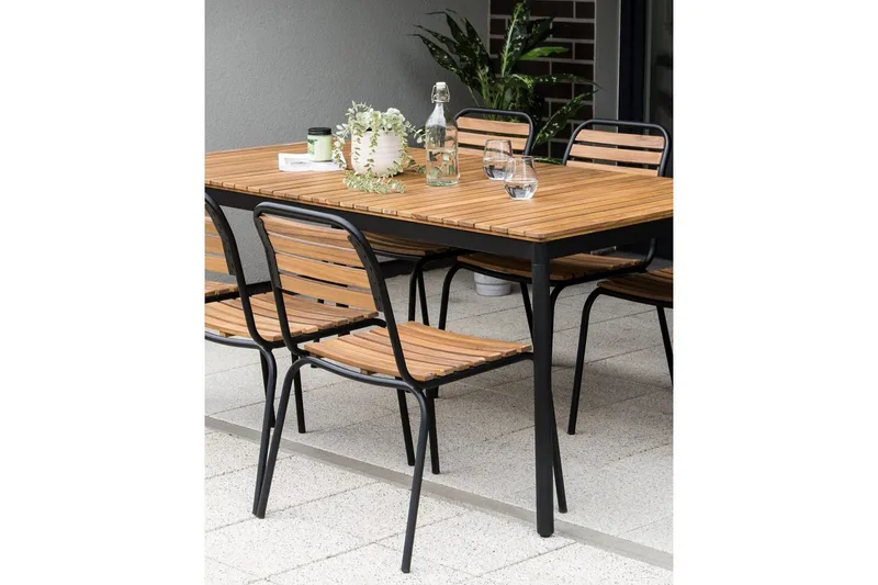 Hagestol sett med 6 Vallese - Hagemøbler & utemiljø - Balkong & terrasse - Balkongmøbler - Balkongstoler