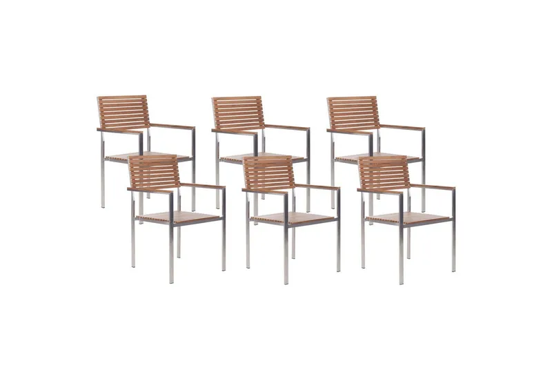 Hagestol sett med 6 Viareggio