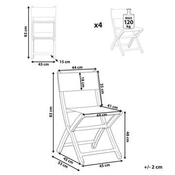 Hagestol Talca 4-pakning - Grå - Hagemøbler & utemiljø - Balkong & terrasse - Balkongmøbler - Balkongstoler