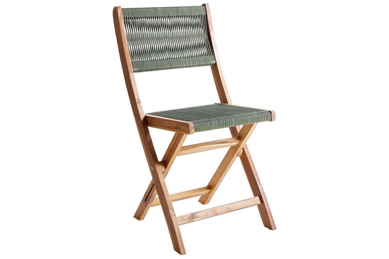 Hagestol Prossedi sett av 2 Grønn/lyst tre - Grønn/lyst tre - Hagemøbler & utemiljø - Balkong & terrasse - Balkongmøbler - Balkongstoler