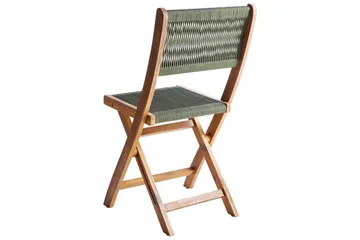 Hagestol Prossedi sett av 2 Grønn/lyst tre - Grønn/lyst tre - Hagemøbler & utemiljø - Balkong & terrasse - Balkongmøbler - Balkongstoler